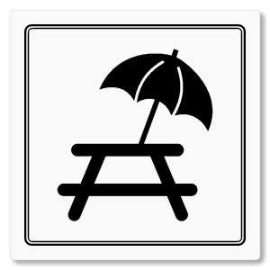 Zahrádka, 148x148mm, bílá, Utah